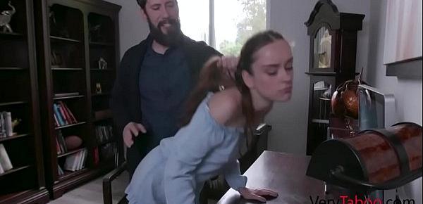  Father Punishes Daughter For Being A Slut- Lily Glee